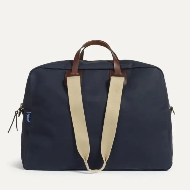 Sac voyage aviateur Missak – Marine BM par la marque Bleu de Chauffe Bleu de Chauffe - Sac voyage aviateur Missak – Marine BM