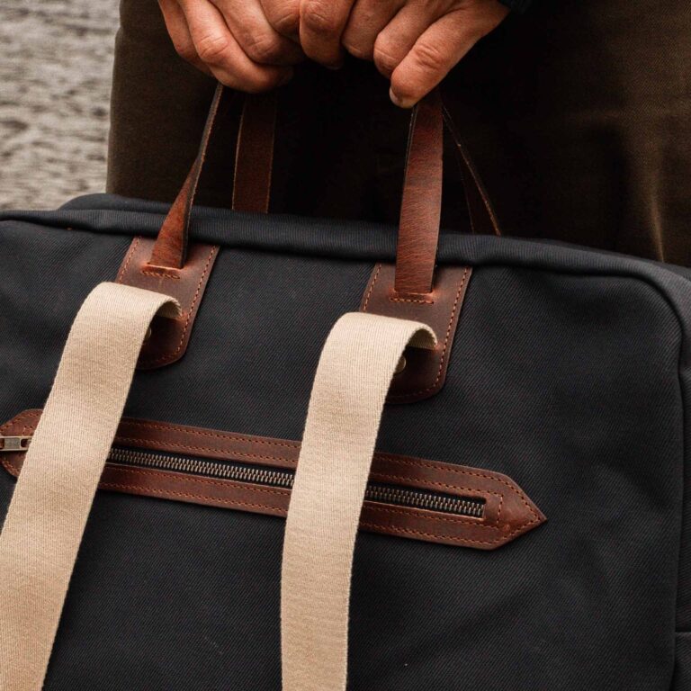 Bleu De Chauffe - Sac voyage aviateur Missak - Marine BM
