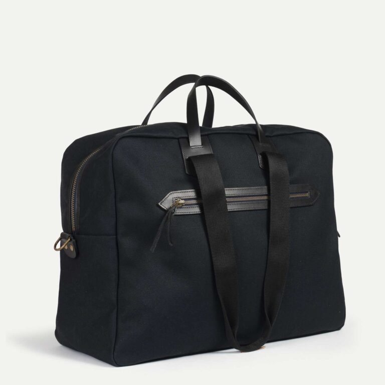 Bleu De Chauffe - Sac voyage aviateur Missak - Noir BM