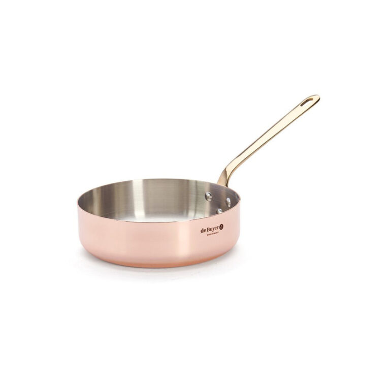 DE BUYER - Sauteuse à queue inocuivre cuivre-inox laiton De Buyer - 3 tailles
