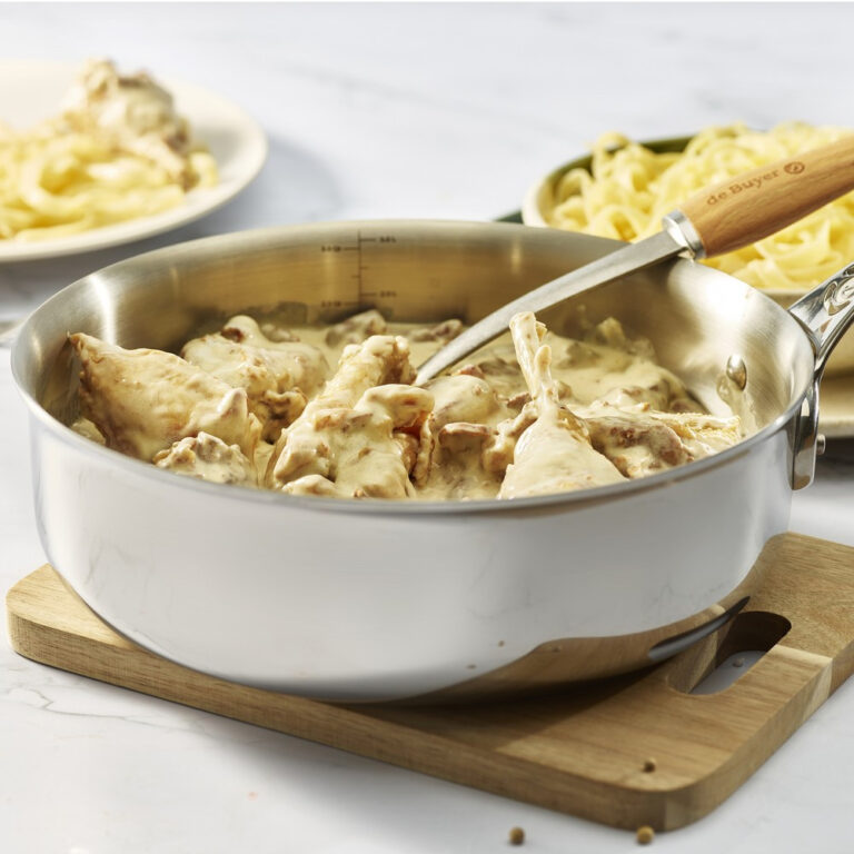 DE BUYER - Sauteuse droite  DE BUYER Affinity en inox - 4 tailles