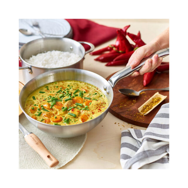 DE BUYER - Sauteuse bombée DE BUYER Alchimy en inox - 3 tailles