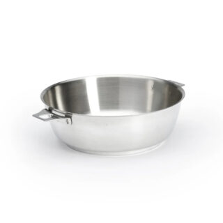 de Buyer - Sauteuse bombée DE BUYER Milady 24cm en inox pour poignée amovible TWISTY