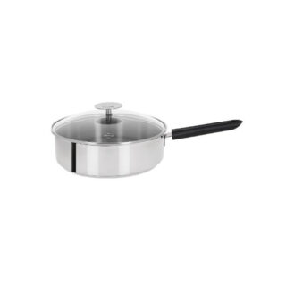 CRISTEL - Sauteuse Cristel Mutine Fixe en inox avec couvercle  2 tailles