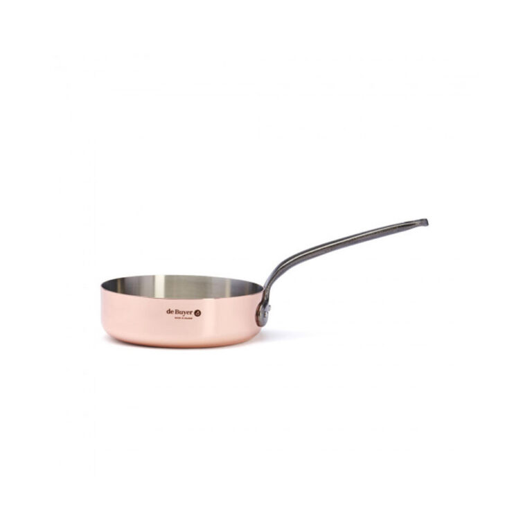 DE BUYER - Sauteuse droite DE BUYER Inocuivre cuivre-inox poignée fonte - 4 tailles