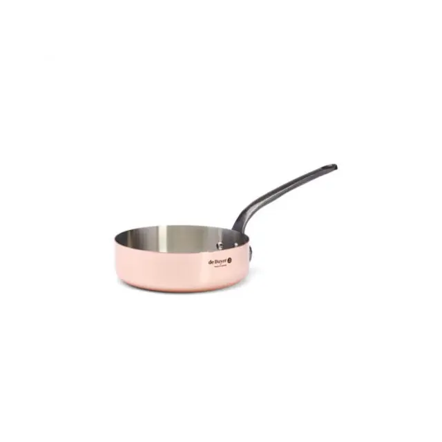 Casserole Mauviel M'Héritage cuivre 18 cm - manche fonte d'inox