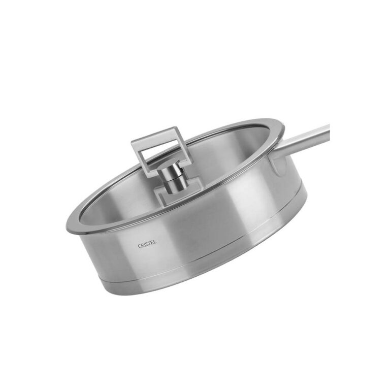 CRISTEL - Sauteuse en inox Cristel Strate fixe avec couvercle - 2 tailles