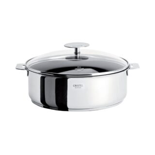 CRISTEL - Sauteuse + couvercle CRISTEL Casteline en inox  4 tailles