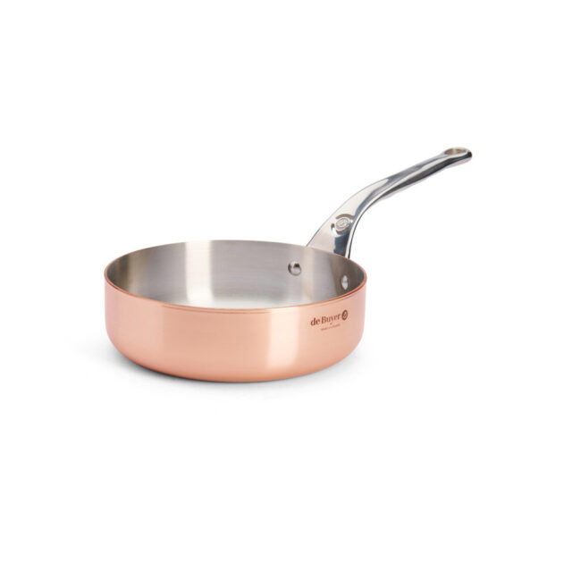 DE BUYER - Sauteuse Inocuivre De Buyer inox cuivre - 3 tailles