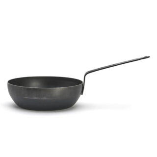 de Buyer - Sauteuse paysanne DE BUYER Blue Carbon en tôle d’acier – 2 tailles