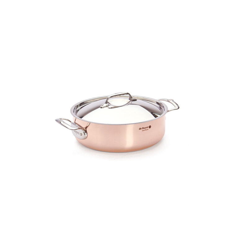 DE BUYER - Sautoir couvercle cuivre Prima Matera De Buyer - 3 tailles