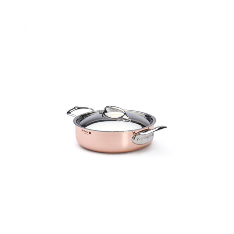 DE BUYER - Sautoir DE BUYER Inocuivre cuivre-inox avec couvercle - 3 tailles