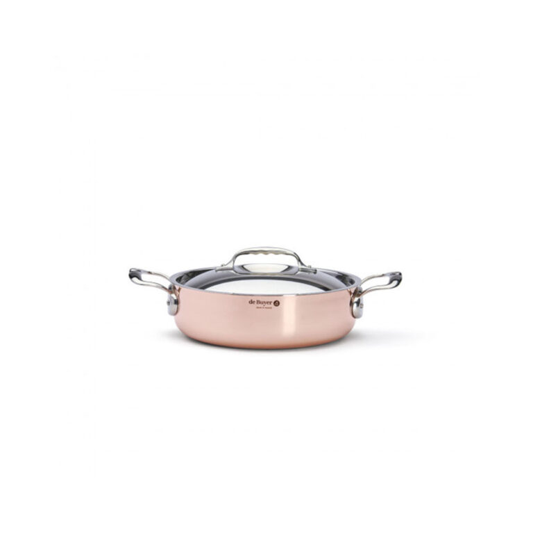 DE BUYER - Sautoir DE BUYER Inocuivre cuivre-inox avec couvercle - 3 tailles
