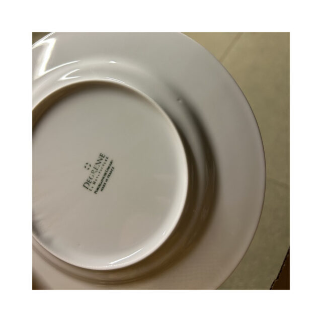 Degrenne - Second choix DEGRENNE lot de 6 assiettes à dessert Eclipse Blanc 21