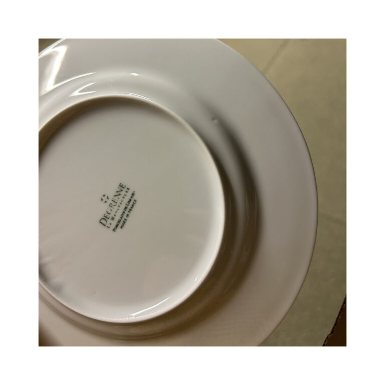 Degrenne - Second choix DEGRENNE lot de 6 assiettes à dessert Eclipse Blanc 21