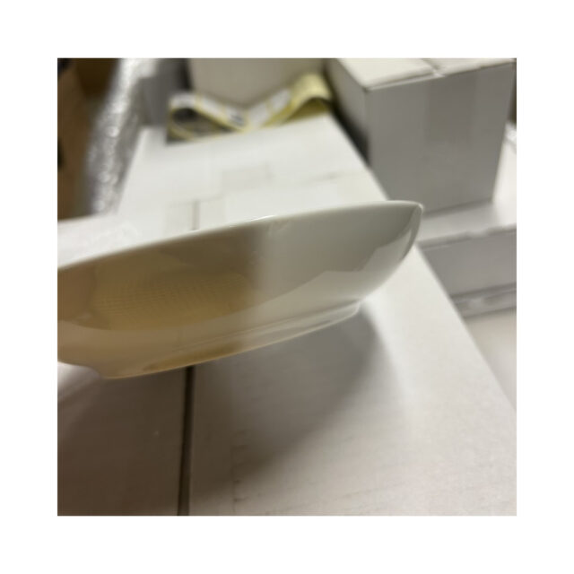 Degrenne - Second choix DEGRENNE lot de 6 assiettes creuses Eclipse Blanc 19cm porcelaine