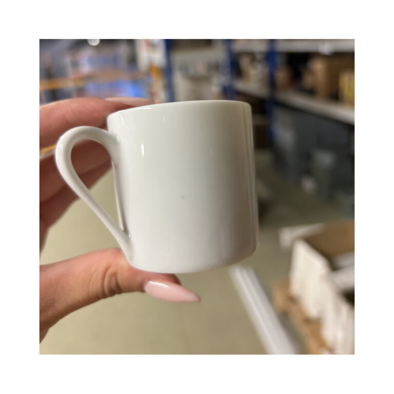 Degrenne - Second choix GUY DEGRENNE lot de 6 tasses à café L Blanc 10cl porcelaine