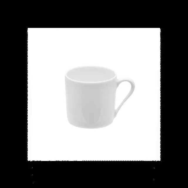 DEGRENNE - Second choix DEGRENNE lot de 6 tasses à café L Blanc 10cl porcelaine