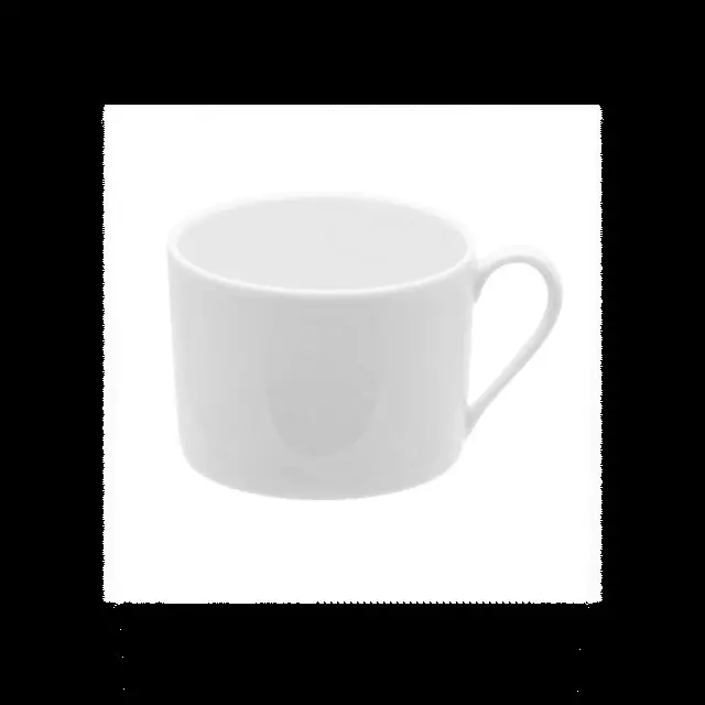 DEGRENNE - Second choix DEGRENNE lot de 6 tasses à thé L Blanc 25cl porcelaine