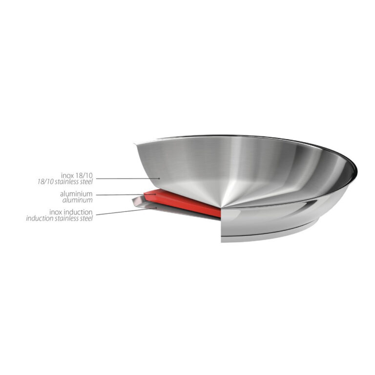 CRISTEL - Set batterie 2 poêles hautes Cristel Mutine amovibles inox 24 et 28cm