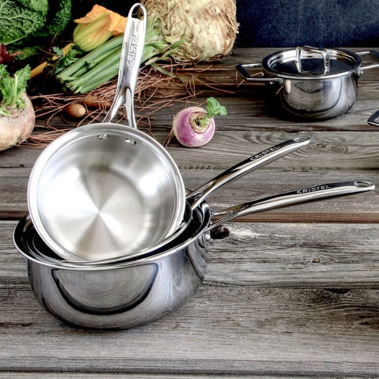 CRISTEL - Set batterie 4 casseroles Castel Pro Cristel