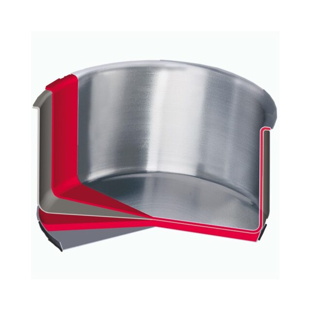 CRISTEL - Set batterie 4 casseroles CRISTEL Casteline 2 poignées bois - 3 finitions