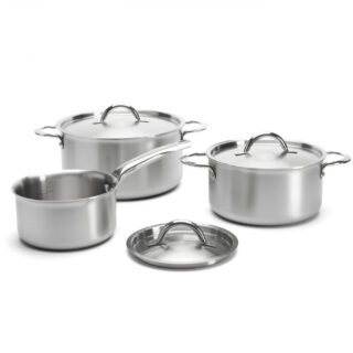 Set batterie 6 pièces Alchimy De Buyer casserole faitout par la marque de Buyer de Buyer - Set batterie 6 pièces Alchimy De Buyer casserole faitout