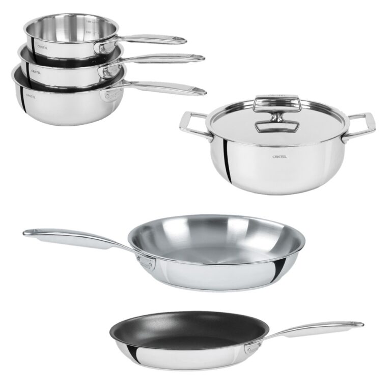 CRISTEL - Set batterie CRISTEL Castel Pro 7 pièces inox