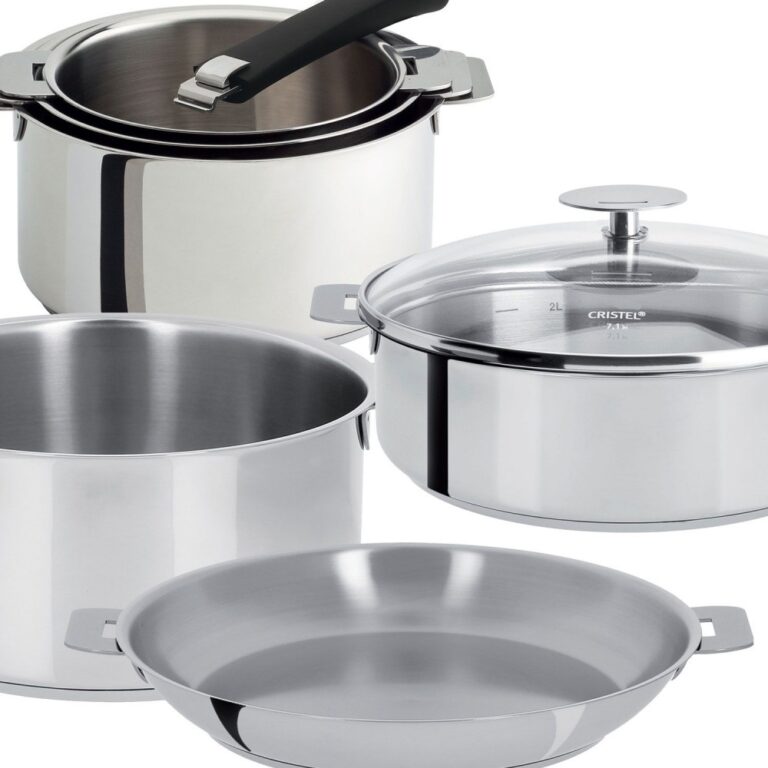CRISTEL - Set batterie Cristel Mutine Amovible 8 pièces inox