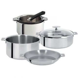 CRISTEL - Set batterie Cristel Mutine Amovible 8 pièces inox
