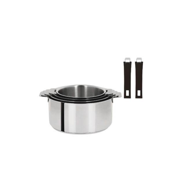 CRISTEL - Set batterie 16 pièces CRISTEL Mutine amovible inox