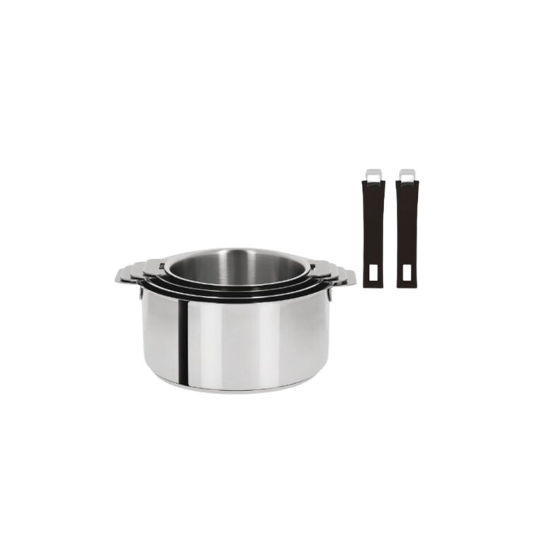 CRISTEL - Set batterie 16 pièces CRISTEL Mutine amovible inox