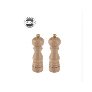 Set de 2 moulins à poivre et à sel sec PEUGEOT SAVEURS Paris u’Select Zirlion Naturel 18cm par la marque Peugeot Saveurs Peugeot Saveurs - Set de 2 moulins à poivre et à sel sec PEUGEOT SAVEURS Paris u’Select Zirlion Naturel 18cm