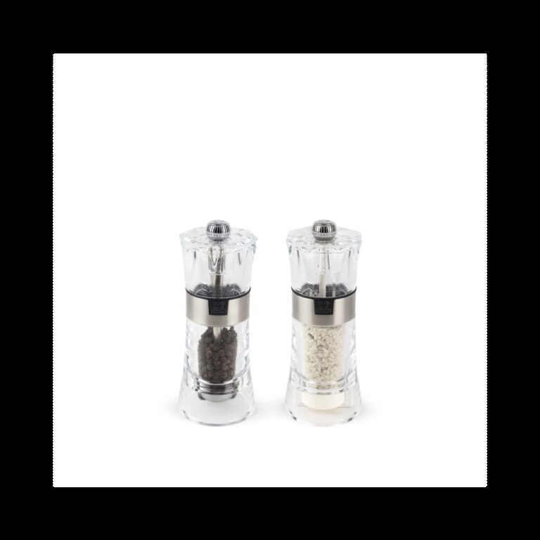 PEUGEOT SAVEURS - Set de 2 moulins à poivre et sel humide PEUGEOT SAVEURS Oslo acrylique 14cm