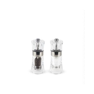 Peugeot Saveurs - Set de 2 moulins à poivre et sel sec PEUGEOT SAVEURS Oslo acrylique 14cm