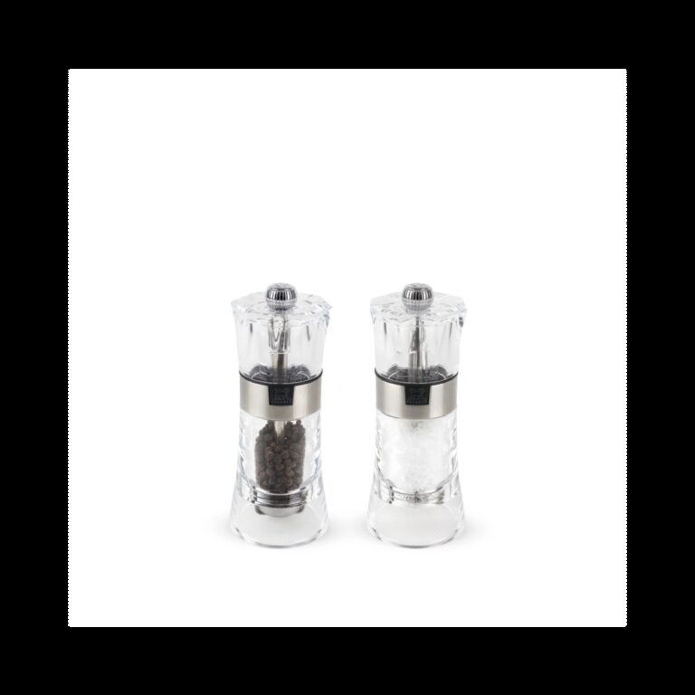 PEUGEOT SAVEURS - Set de 2 moulins à poivre et sel sec PEUGEOT SAVEURS Oslo acrylique 14cm