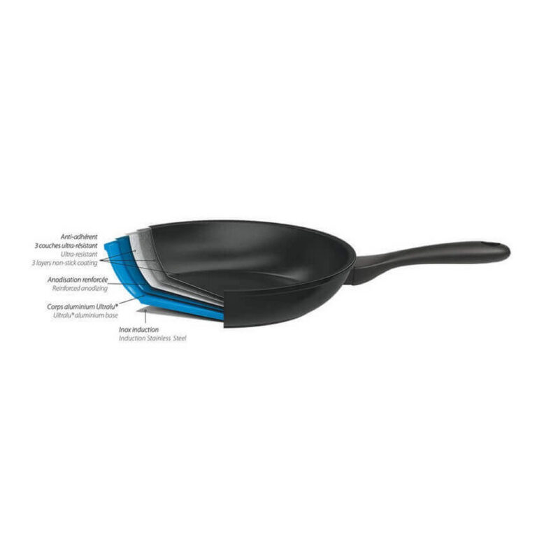 CRISTEL - Set batterie de 2 Poêles Cristel Cookway Ultralu aluminium - 24 et 28cm