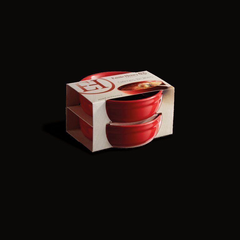 EMILE HENRY - Set de 2 ramequins Emile Henry à crème brûlée
