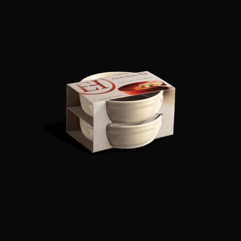EMILE HENRY - Set de 2 ramequins Emile Henry à crème brûlée