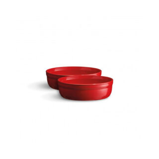 Set de 2 ramequins Emile Henry à crème brûlée par la marque Emile Henry Emile Henry - Set de 2 ramequins Emile Henry à crème brûlée