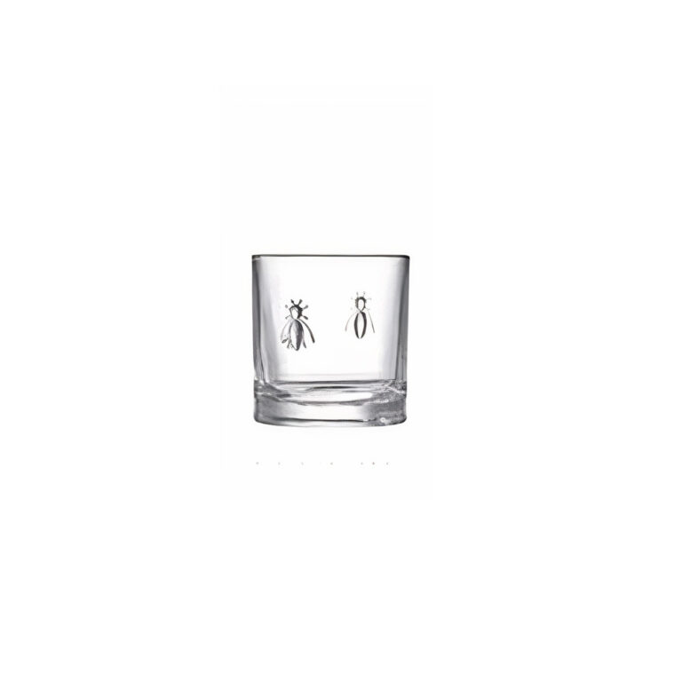 LA ROCHERE - Set de 4 gobelets à whisky Abeille LA ROCHERE