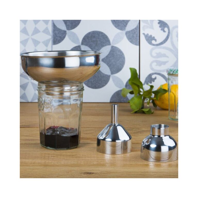 CRISTEL - Set entonnoir confiture CRISTEL en acier inoxydable