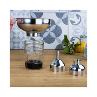 CRISTEL - Set entonnoir confiture CRISTEL en acier inoxydable