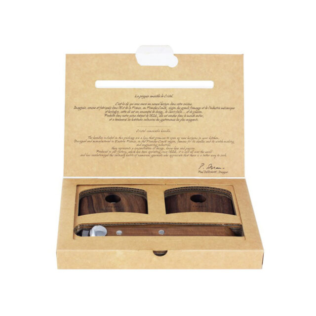 CRISTEL - Set poignée et anses amovibles CRISTEL Casteline en bois - 3 finitions