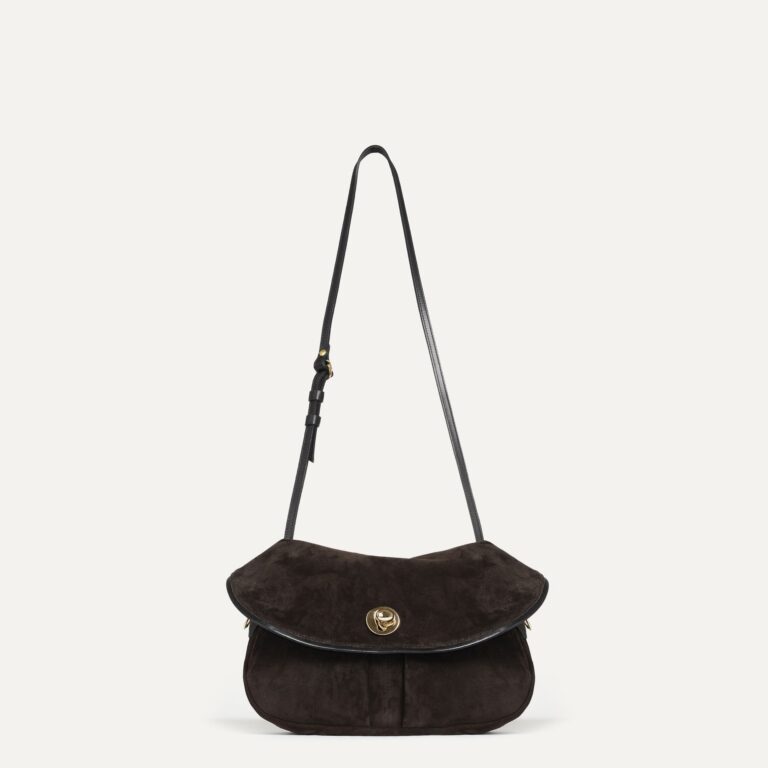 Bleu De Chauffe - Soft musette S Janice - Marron Foncé