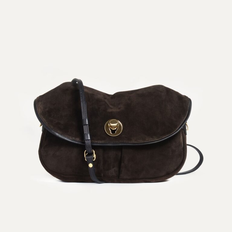 Bleu De Chauffe - Soft musette S Janice - Marron Foncé