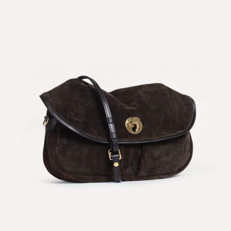 Bleu De Chauffe - Soft musette S Janice - Marron Foncé