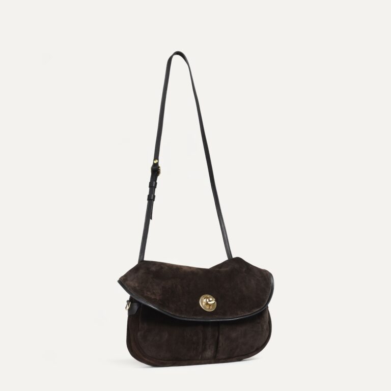 Bleu De Chauffe - Soft musette S Janice - Marron Foncé