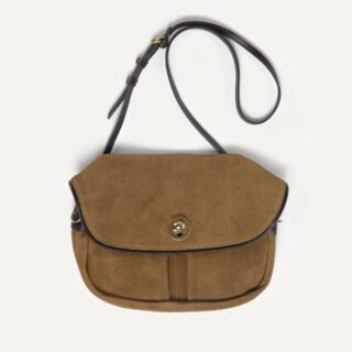 Bleu de Chauffe - Soft musette S Janice  Marron Noisette
