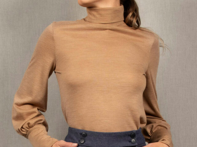 My tailor is Joh - Sous-Pull Femme Camel en Laine – Certitude